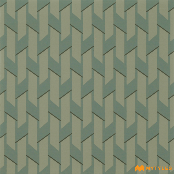 Moroccan Tiles-Vitrified Blue Moroccan Tile Code25252 (300x300mm, Matt)