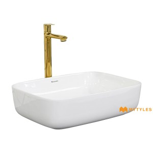 undefined-Parryware Ceramic White Wash Basin Code35026 (330x450mm, Glossy)-Pearl