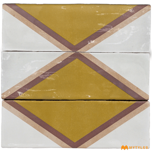 undefined-Imported Ceramic Subway Wall Tile Code23693 (65x200mm, Glossy)