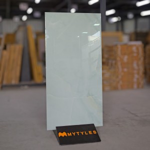 undefined-Vitrified Blue Floor and Wall Tile Code26580 (600x1200mm, Glossy)