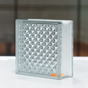 undefined-Net Small Diamond Glass Wall Block Code26288 (190x190mm, Glass)