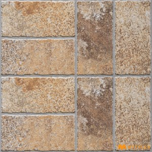 undefined-Vitrified Brown Digital Parking Floor and Wall Tile Code36247 (300x600mm, Matt)