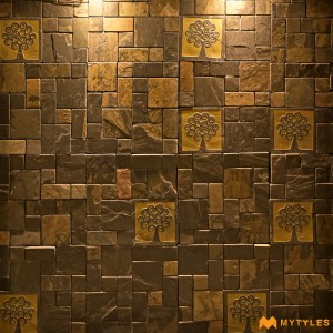 undefined-Natural Stone Wall Cladding Code29649 (300x300mm, Stone)