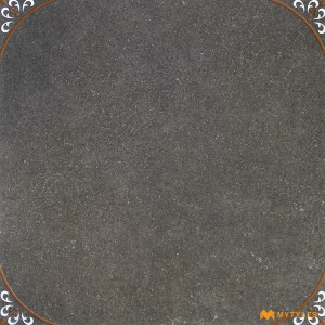 undefined-Vitrified Gray Octagon Floor and Wall Tile Code36780 (600x600mm, Carving Matt)