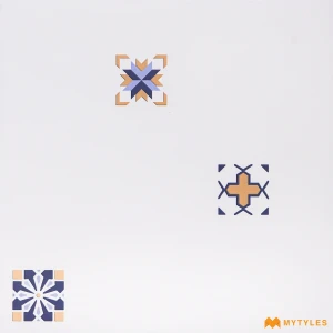 undefined-Porcelain White Cool Roof Floor and Wall Tile Code37955 (600x600mm, Matt)