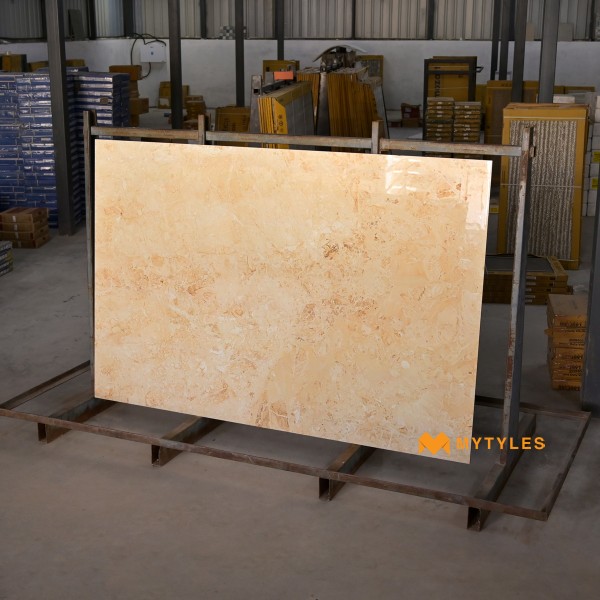 Glazed Vitrified-Vitrified Cream Floor and Wall Tile Code32545 (1200x1800mm, Glossy)