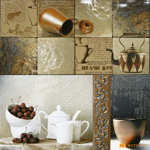 undefined-Ceramic Brown Wall Tile Code27722HL2/HL3 (300x600mm, Glossy)