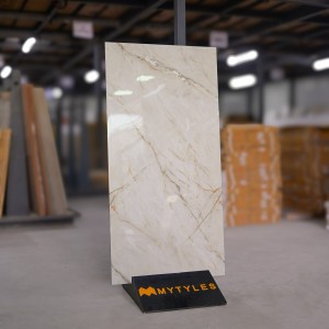 undefined-Vitrified Cream Floor and Wall Tile Code30661 (600x1200mm, Glossy)
