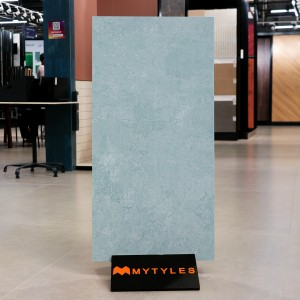 undefined-Vitrified Blue Floor and Wall Tile Code37051 (600x1200mm, Matt)