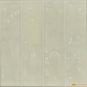 undefined-Ceramic Cream Subway Wall Tile Code32561 (300x300mm, Glossy)