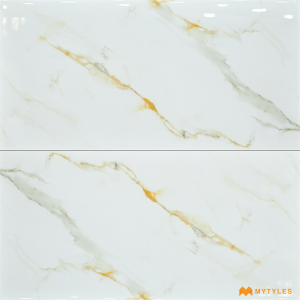undefined-Imported White Ceramic Wall Tile Code27715LT (300x600mm, Glossy)