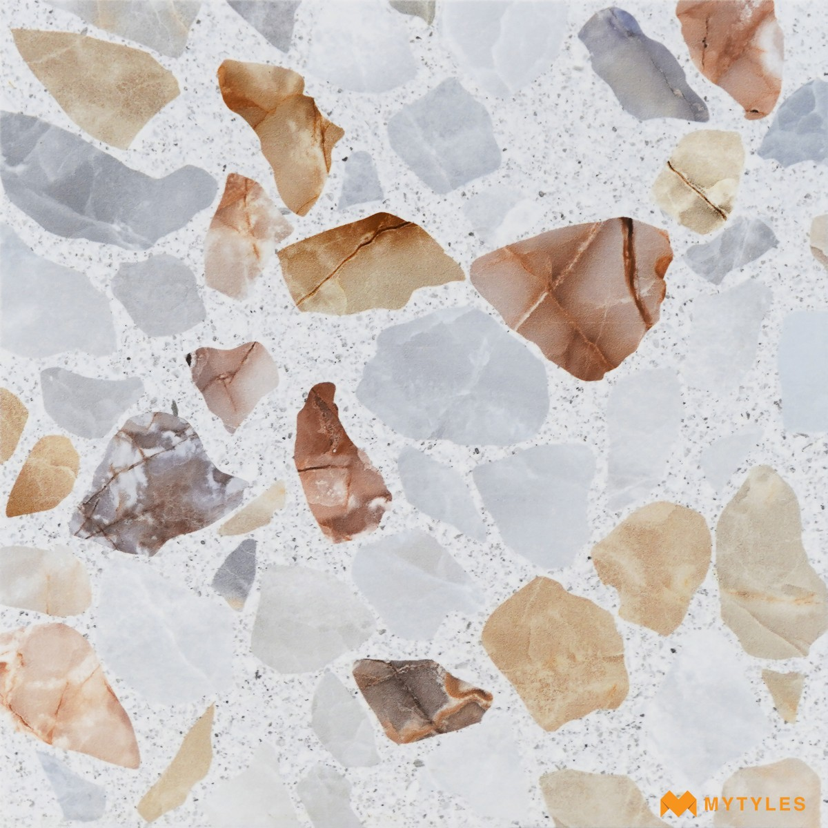 Buy 12x12 in Beige Terrazzo Tile code27427 Online |