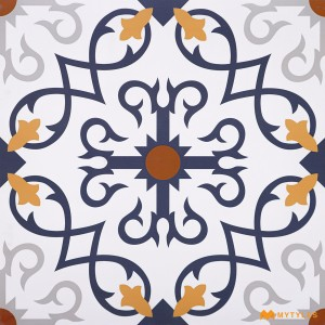undefined-Vitrified White Moroccan Floor and Wall Tile Code36796 (600x600mm, Carving Matt)