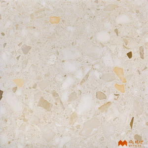 undefined-Porcelain Beige Terrazzo Floor and Wall Tile Code36692 (600x600mm, Matt)