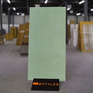 undefined-Vitrified Green Floor and Wall Tile Code22500 (600x1200mm, Matt)