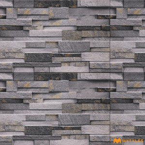 undefined-Ceramic Gray Elevation Wall Tile Code23282 (300x450mm, Matt)