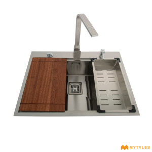 undefined-Futura Kitchen Sink - Intelligent Sink Series FS 2718 IS Code14100 (27x18x9 Inch, Single Bowl)