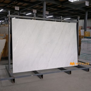 undefined-Vitrified White Floor and Wall Tile Code33345 (1200x1800mm, Matt)