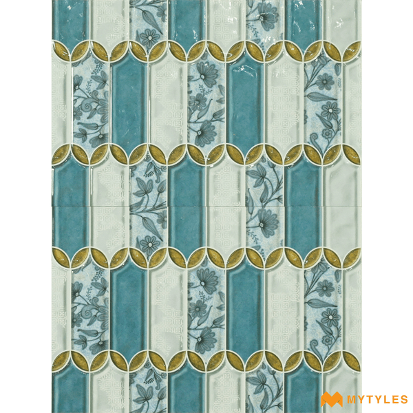 Digital Wall Tile Concept-Ceramic Geometric Wall Tile Code26030HLA (300x450mm, Glossy)