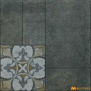 undefined-Vitrified Digital Parking Floor and Wall Tile Code27666 (400x400mm, Matt)