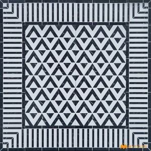 White and Black Carpet Tile Code30698