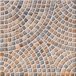undefined-Vitrified Beige Digital Parking Floor and Wall Tile Code36824 (400x400mm, Matt)