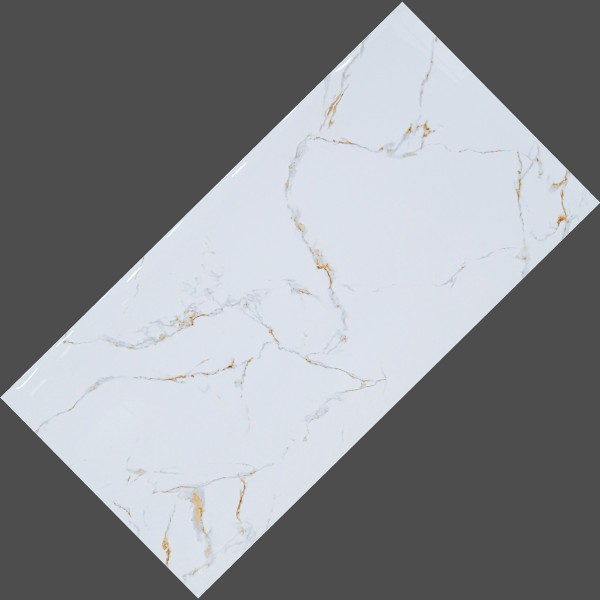 Glazed Vitrified-Vitrified White Floor and Wall Tile Code28648 (600x1200mm, Glossy )