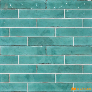 undefined-Ceramic Blue Subway Wall Tile Code27549 (300x600mm, Glossy)