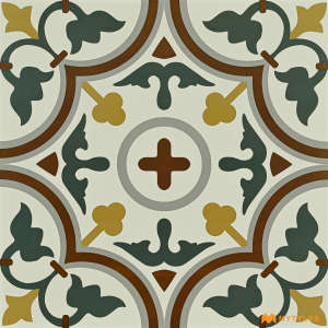 undefined-Porcelain Moroccan Tile Code11001 (600x600mm, Matt)