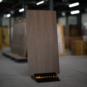 undefined-Vitrified Brown Wooden Floor and Wall Tile Code29503 (600x1200mm, Matt)