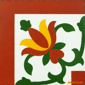 Terracotta Carpet Design Tile Code33726