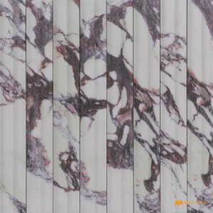 undefined-Imported Purple Fluted Wall Tile Code32811 (50x400mm, Matt)