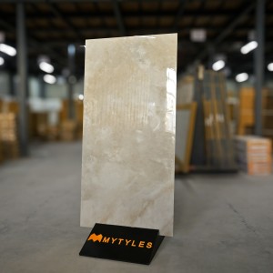 undefined-Vitrified Ivory Floor and Wall Tile Code29169 (600x1200mm, Glossy)