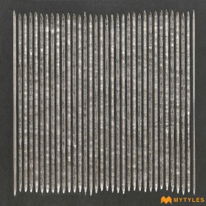 undefined-Ceramic Black Textured Wall Tile Code34512 (300x300mm, Metallic)