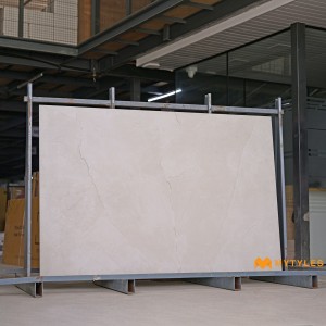 undefined-Vitrified Gray Slab Floor and Wall Tile Code24289 (1200x1800mm, Matt)