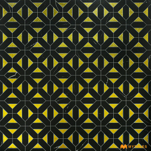 undefined-Imported Highlighter Black Tile Code25581 (600x600mm, Metallic)