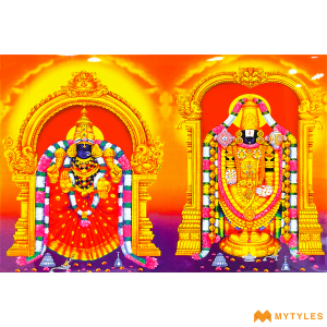 undefined-Lord Venkateshwar Poster Wall Tile Code26055 (300x450mm, Glossy)