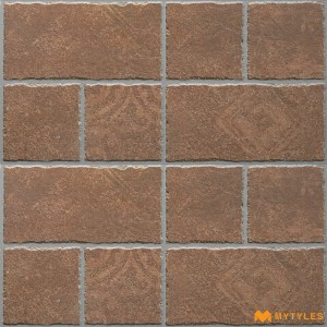 undefined-Vitrified Brown Digital Parking Floor and Wall Tile Code36248 (300x600mm, Matt)