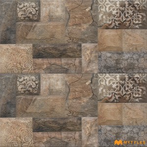 undefined-Ceramic Elevation Wall Tile Code22870 (300x600mm, Matt)