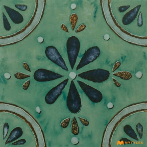Buy Green Moroccan Tile Code24351 - 1x1 Ft, Matt | MyTyles