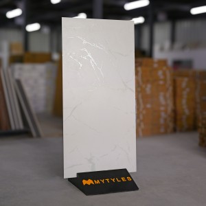 undefined-Vitrified White Floor and Wall Tile Code26193 (600x1200mm, Carving Matt)