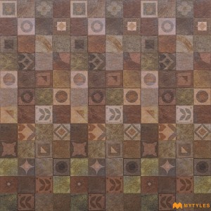 undefined-Vitrified Brown Floor and Wall Tile Code31599 (200x1200mm, Matt)