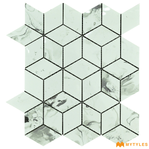 undefined-Vitrified Mosaic Tile Code21701 (300x346mm, Glossy)