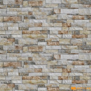 undefined-Ceramic Cream Elevation Wall Tile Code6711 (300x600mm,Matt)