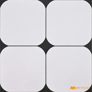 undefined-Monochrome Geometric Matt Vitrified Carpet Tile Code40480C 300x300mm