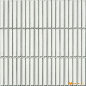 undefined-Ceramic White Kitkat Wall Tile Code31416 (300x300mm, Glossy)