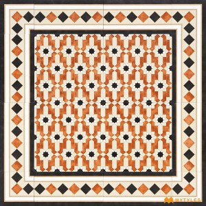 undefined-Red Carpet Design Floor and Wall Tile Code30709 (300x300mm, Matt)