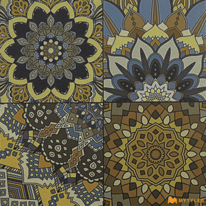 undefined-Vitrified Moroccan Tile Code20492 (298x298mm, Matt)