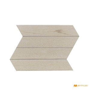 undefined-Vitrified Cream Wooden Floor and Wall Tile Code32819 (80x450mm, Matt)
