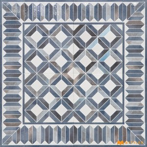 White and Blue Carpet Tile Code30696